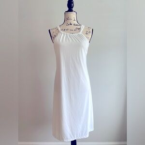 Athleta Athleisure Dress White Tie Back Small Tall